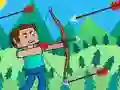 Logħba Attakk tal-Monsters tal-Arcier Noob onlajn