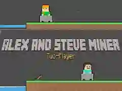 Logħba Alex u Steve: Minier għal Żewġ Plejers onlajn Logħba Alex u Steve: Minier għal Żewġ Plejers onlajn