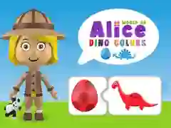 Logħba Dinja tal-Kuluri Dino ta' Alice onlajn Logħba Dinja tal-Kuluri Dino ta' Alice onlajn