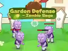 Logħba Difiża tal-Ġnien - Assedju ta' Zombie onlajn