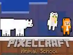 Logħba Skola tal-Annimali PixelCraft onlajn Logħba Skola tal-Annimali PixelCraft onlajn