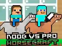 Logħba Noob kontra Pro HorseCraft onlajn Logħba Noob kontra Pro HorseCraft onlajn