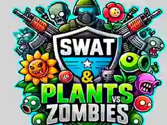 Logħba SWAT u Pjanti kontra Zombijiet onlajn Logħba SWAT u Pjanti kontra Zombijiet onlajn
