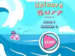 Logħba Surf ta' Unikorn onlajn