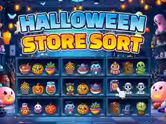 Logħba Sorti ħanut ta' Halloween onlajn