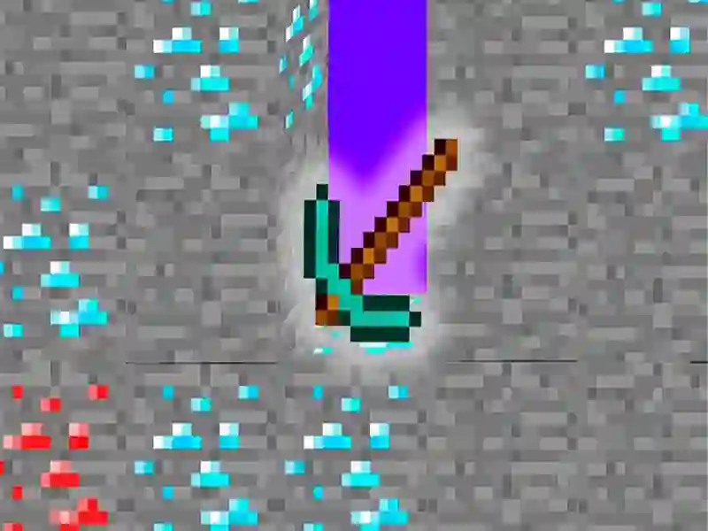 Logħba Għaqqad pickaxes onlajn