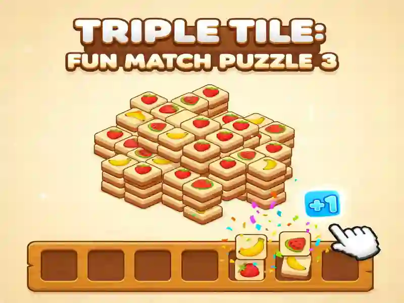 Logħba Triple Tile: Fun Match Puzzle 3 onlajn