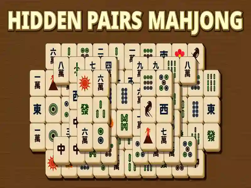 Logħba Pairs moħbija Mahjong onlajn