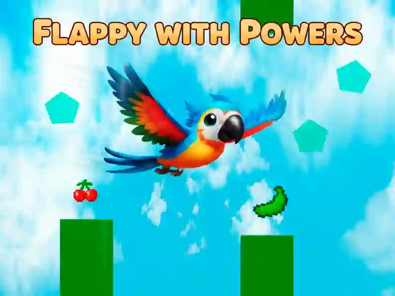 Logħba Flappy b'Poteri onlajn