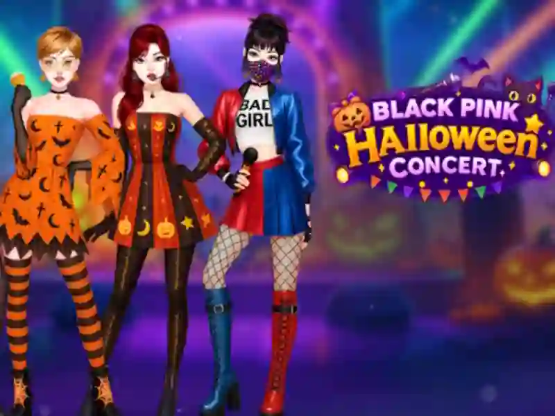Logħba Kunċert ta' Halloween Black Pink onlajn
