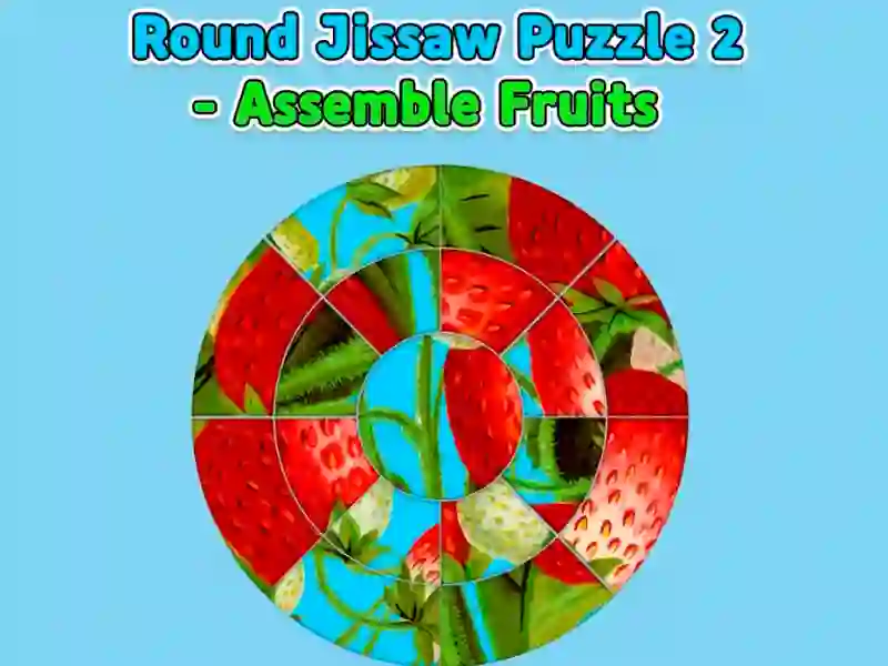 Logħba Round jigsaw Puzzle 2 — Arma Frott onlajn