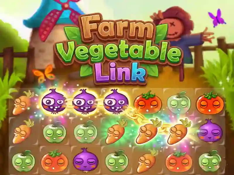 Logħba Farm Vegetable Link onlajn