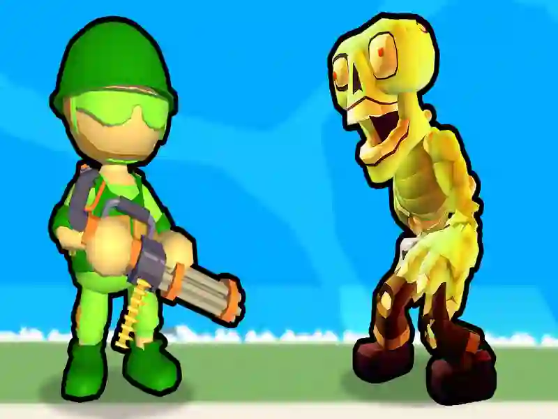 Logħba Qerda ta 'Stickman Zombie onlajn