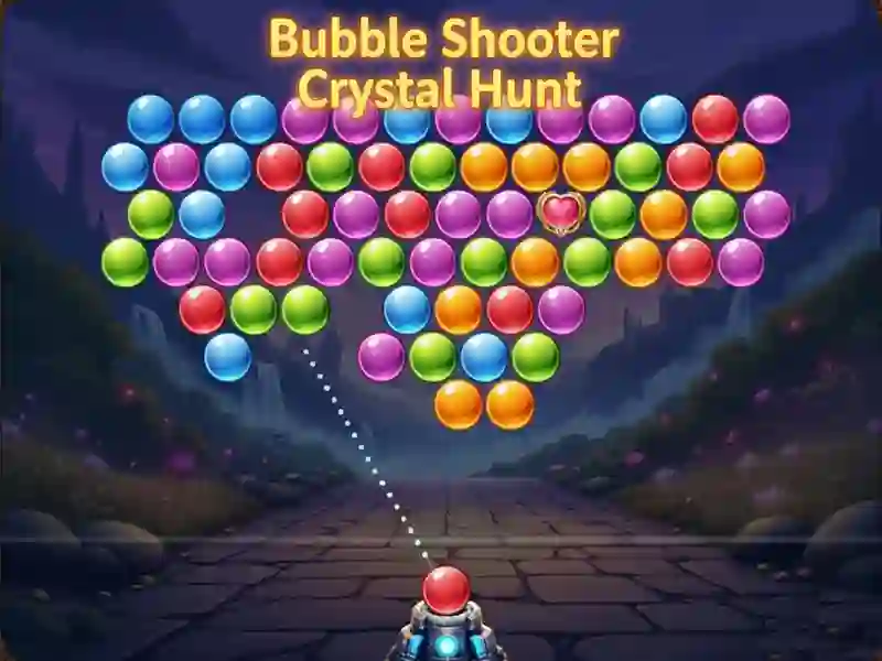 Logħba Bubble Shooter Crystal Hunt onlajn