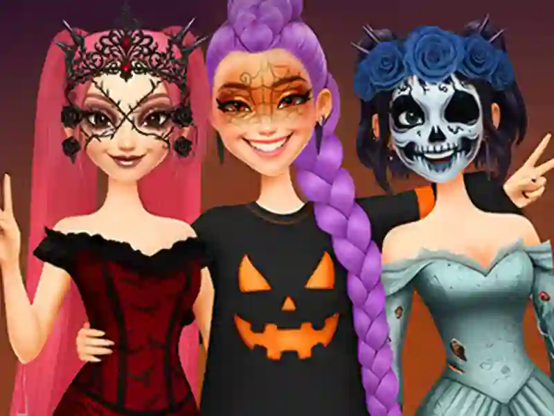 Logħba K Pop Halloween Dress Up onlajn
