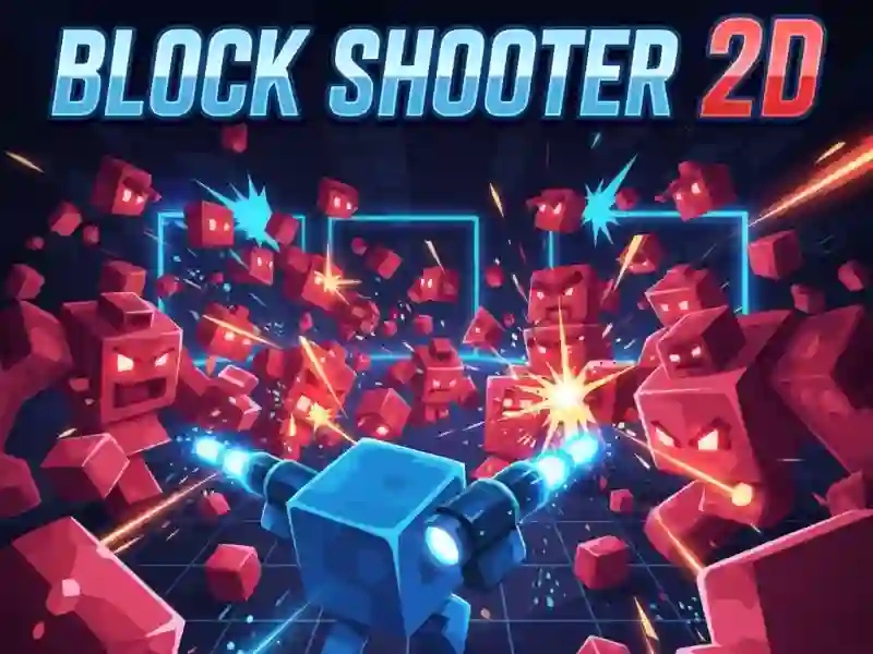 Logħba Blokk Shooter 2D onlajn