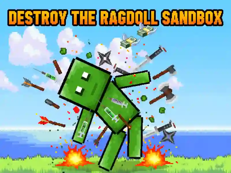 Logħba Eqred ir-ragdoll Sandbox onlajn