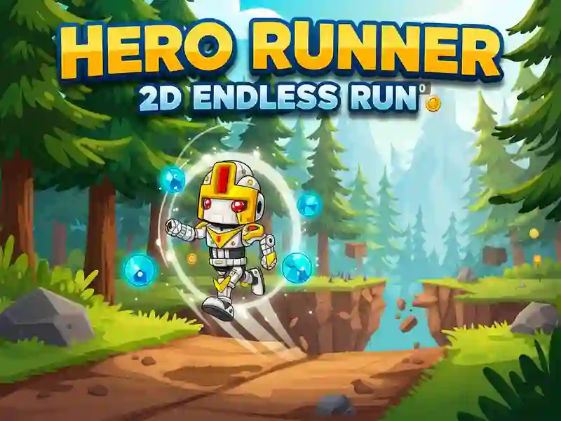 Logħba Eroj Runner 2D Endless Run onlajn
