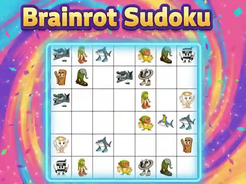 Logħba Brainrot Sudoku onlajn