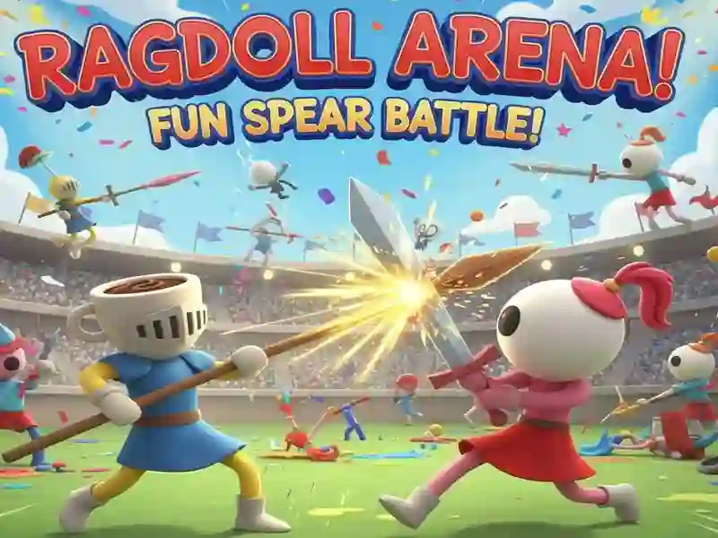 Logħba Ragdoll Arena! Battalja tal-Lanza Pjaċir! onlajn