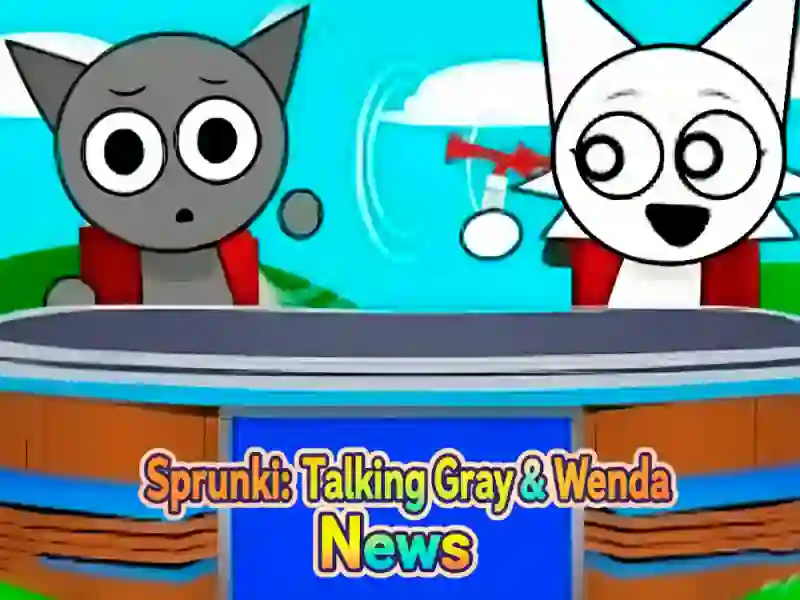 Logħba Sprunki: Talking Gray u Wenda News onlajn