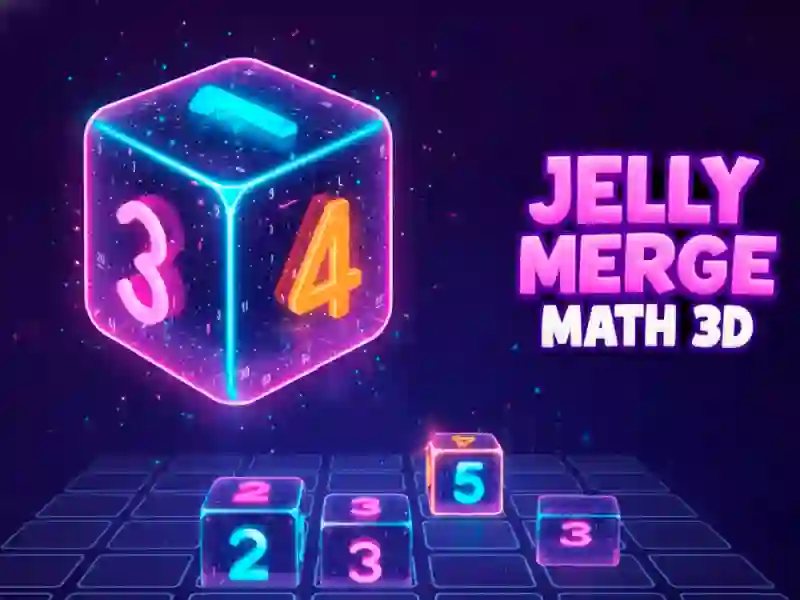Logħba Jelly Merge Matematika 3D onlajn