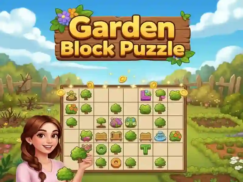 Logħba Ġnien Blokk Puzzle onlajn