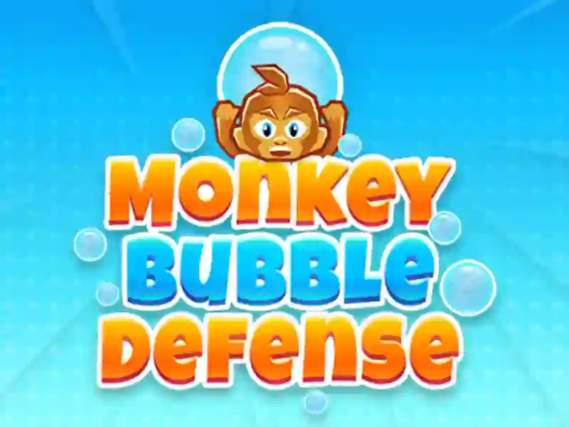 Logħba Monkey Bubble Difiża onlajn