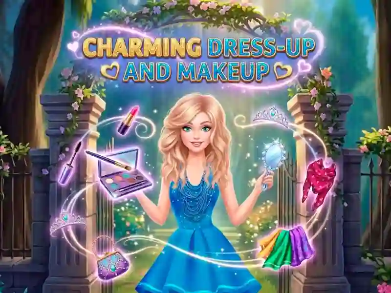 Logħba Charming Dress-up u Makeup onlajn