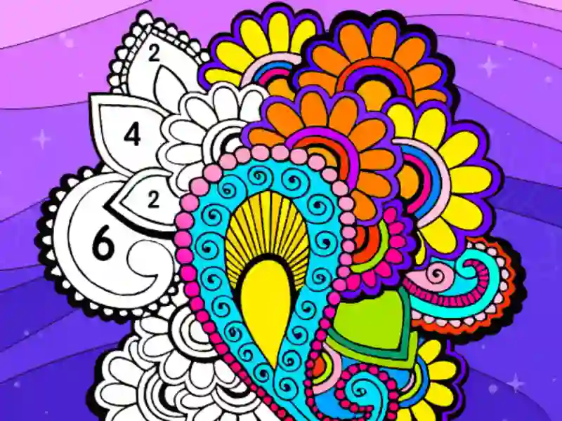 Logħba Kulur Fann Kulur B'Numru onlajn