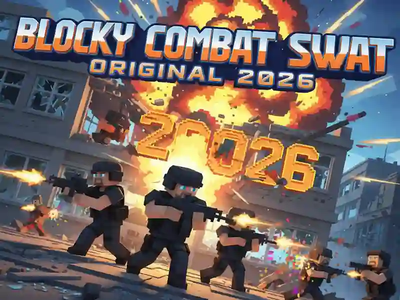 Logħba Blocky Combat Swat Oriġinali 2026 onlajn