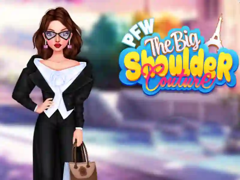 Logħba PFW l-ispalla l-kbira couture onlajn