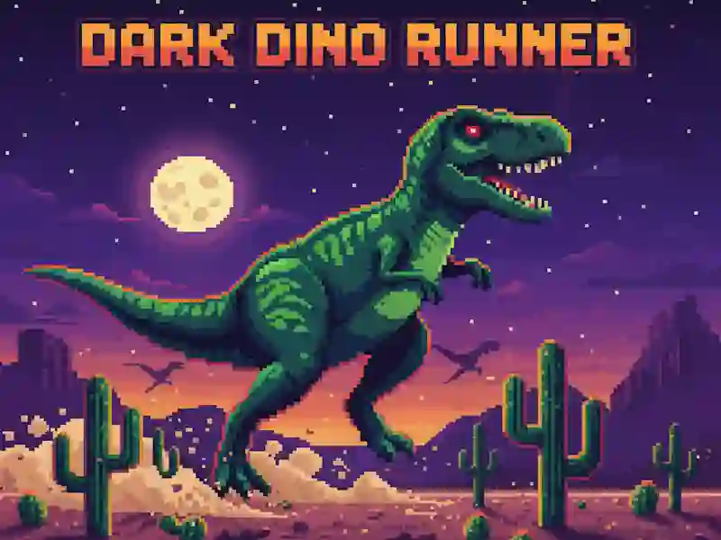 Logħba Dark Dino Runner onlajn