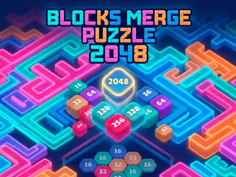 Logħba Blocks Merge Puzzle 2048 onlajn