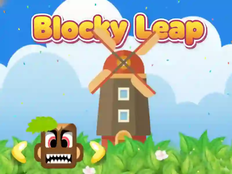 Logħba Qabża Blocky onlajn