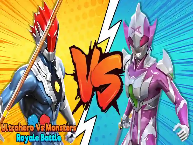 Logħba Ultrahero vs Monsters Royale Battle onlajn