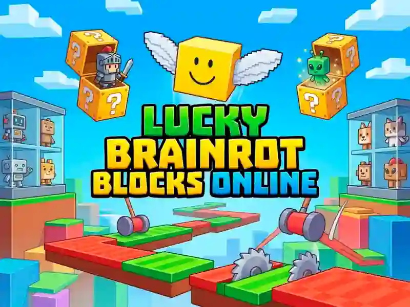 Logħba Lucky Brainrot Blocks Online onlajn