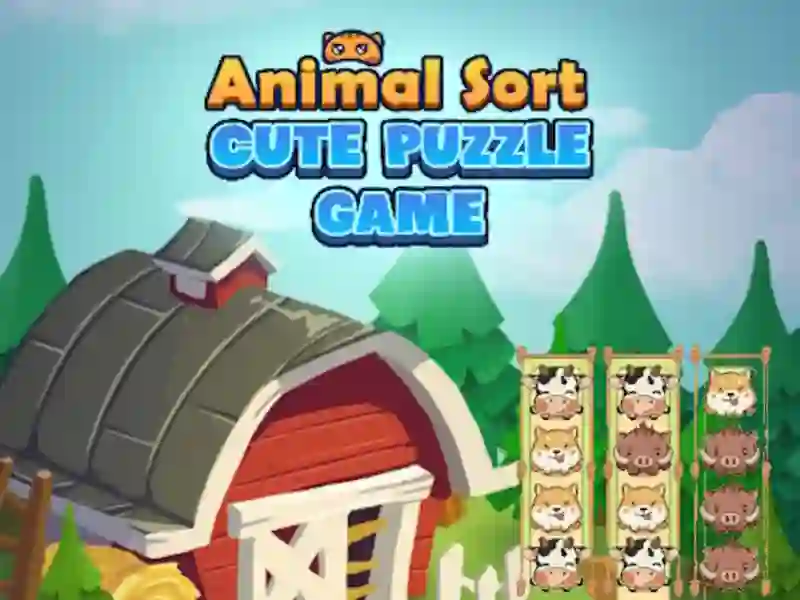 Logħba Annimali Sort Cute Game Puzzle onlajn