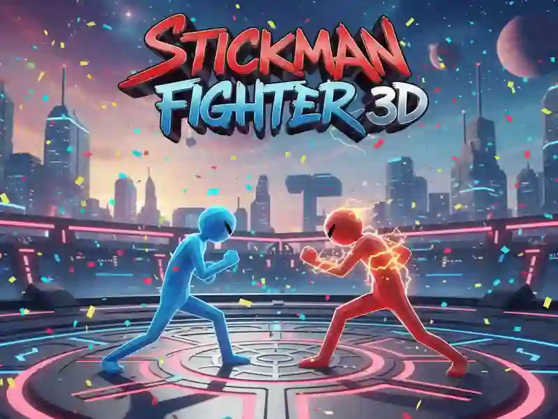Logħba Stickman Fighter 3D onlajn