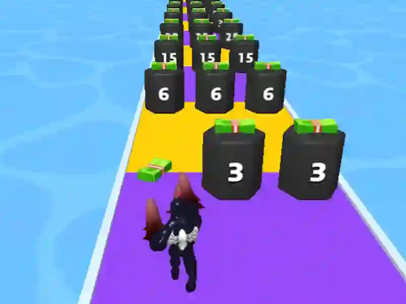 Logħba Venom Run 3d onlajn