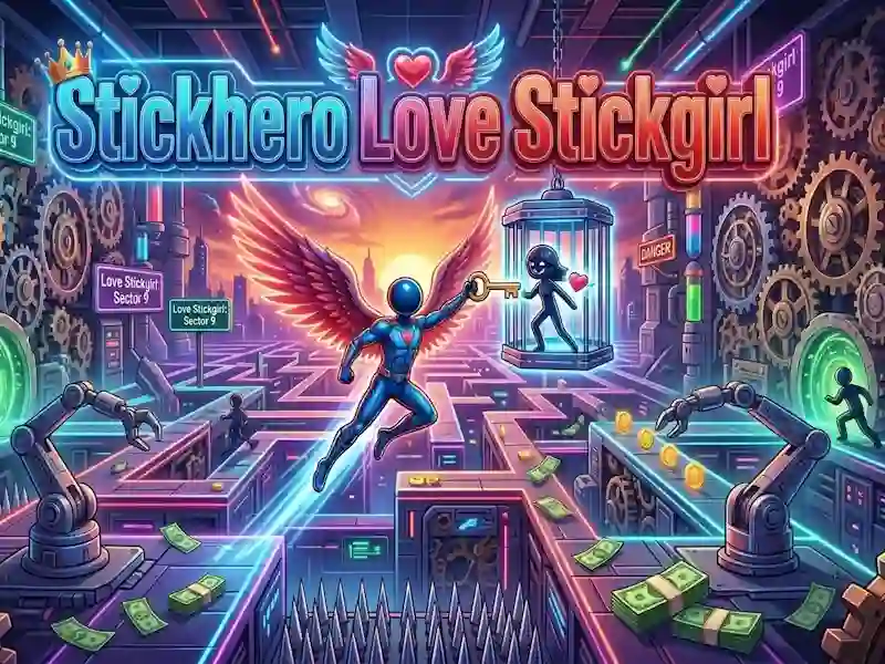 Logħba Stickhero Imħabba Stickgirl onlajn