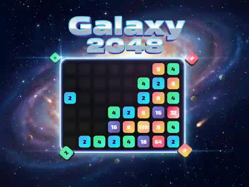 Logħba Galaxy 2048 onlajn