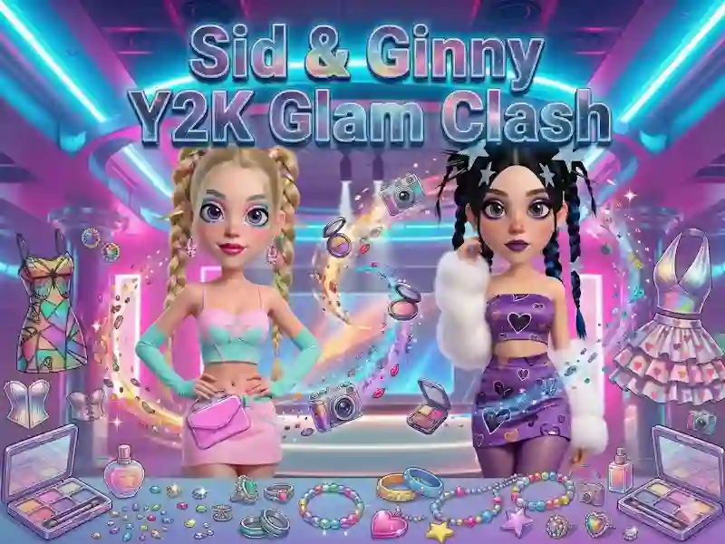Logħba Sid & Ginny Y2K Glam Clash onlajn