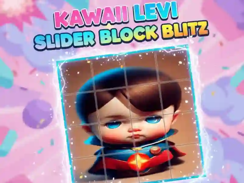 Logħba Kawaii Levi Slider Block Blitz onlajn
