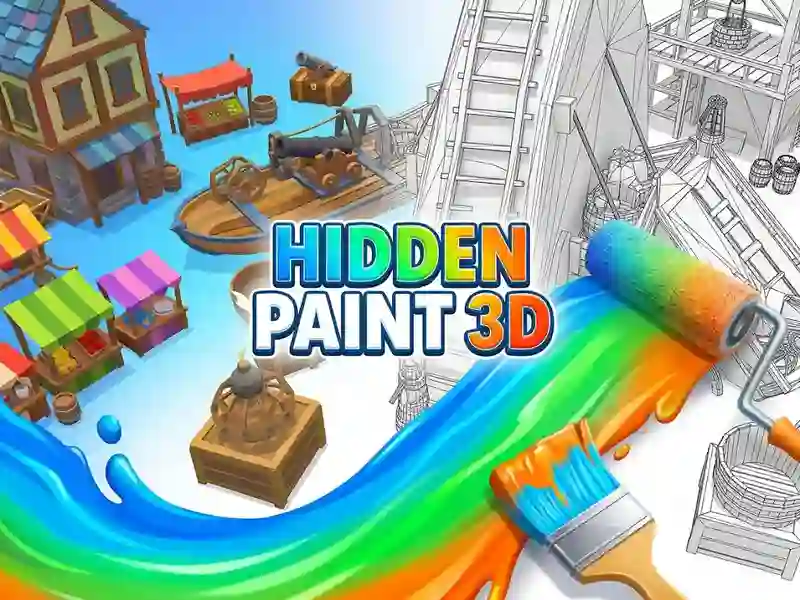 Logħba Hidden Paint 3D onlajn