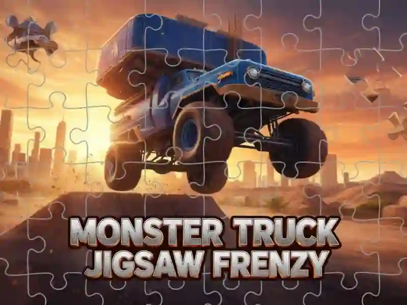 Logħba Monster Truck Jigsaw Frenzy onlajn