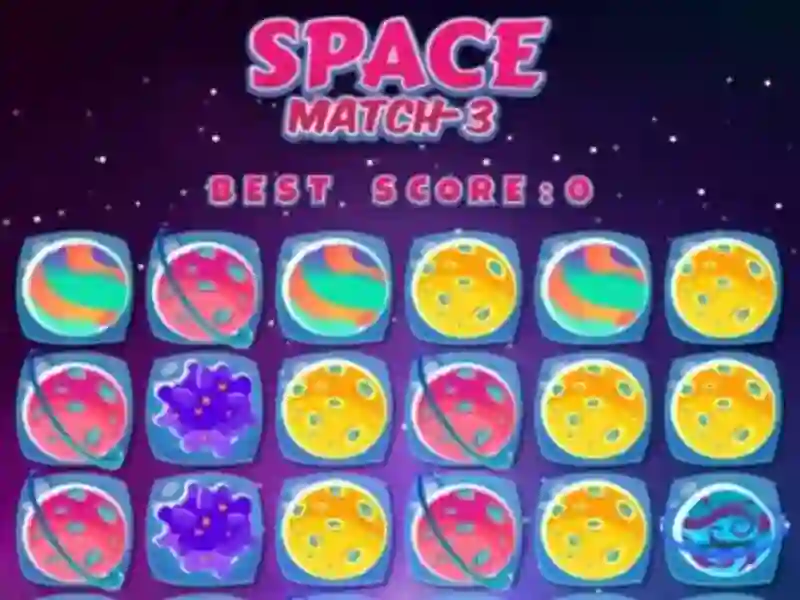 Logħba Space Match3 onlajn