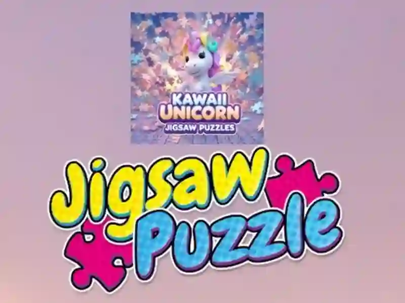 Logħba Kawaii unicorn jigsaw puzzles onlajn