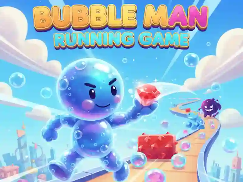 Logħba Bubble Man Running Game onlajn