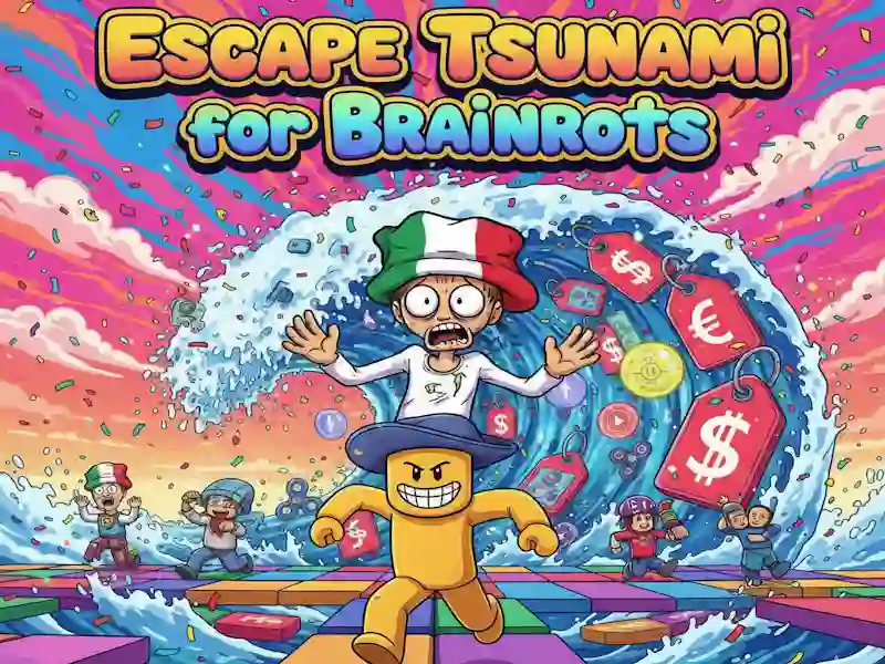 Logħba Escape Tsunami għal Brainrots onlajn